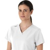 image:imageCarhartt Scrubs for Women Force Essentials VNeck Tops with 5 PocketsWhite