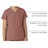 image:imageCarhartt Scrubs for Women Force Essentials VNeck Tops with 5 PocketsWildrose