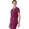 image:imageCarhartt Scrubs for Women Force Essentials VNeck Tops with 5 PocketsWine