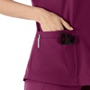 image:imageCarhartt Scrubs for Women Force Essentials VNeck Tops with 5 PocketsWine