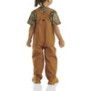 image:imageCarhartt Toddler Canvas Bib OverallsCarhartt Brown