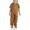 image:imageCarhartt Toddler Canvas Bib OverallsCarhartt Brown