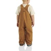 image:imageCarhartt Unisex Baby Bib Overall  Soft Cotton  Lined Bib Overall With Adjustable Shoulder Strap  Easy ChangesCarhartt Brown
