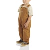 image:imageCarhartt Unisex Baby Bib Overall  Soft Cotton  Lined Bib Overall With Adjustable Shoulder Strap  Easy ChangesCarhartt Brown