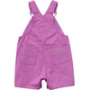 image:imageCarhartt Unisex Baby Loose Fit Overall Shorts Canvas ShortallsBodacious Hot Pink
