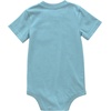 image:imageCarhartt Unisex Baby Shortsleeve Bodysuit Pocket Tshirt  Cotton Jersey  RibKnit Crewneck Holds Its Shape Throughout  AllDay ComfortAdriatic Blue