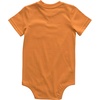 image:imageCarhartt Unisex Baby Shortsleeve Bodysuit Pocket Tshirt  Cotton Jersey  RibKnit Crewneck Holds Its Shape Throughout  AllDay ComfortExotic Orange