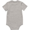 image:imageCarhartt Unisex Baby Shortsleeve Bodysuit Pocket Tshirt  Cotton Jersey  RibKnit Crewneck Holds Its Shape Throughout  AllDay ComfortGrey Heather