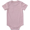 image:imageCarhartt Unisex Baby Shortsleeve Bodysuit Pocket Tshirt  Cotton Jersey  RibKnit Crewneck Holds Its Shape Throughout  AllDay ComfortRose Quartz