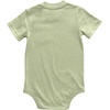 image:imageCarhartt Unisex Baby Shortsleeve Bodysuit Pocket Tshirt  Cotton Jersey  RibKnit Crewneck Holds Its Shape Throughout  AllDay ComfortTea Green