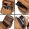 image:imageCarhartt Utility 35L TripleCompartment Backpack Carhartt Brown  Durable Pack with Laptop Sleeve and Duravax Abrasion Resistant BaseBlack