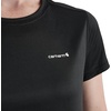 image:imageCarhartt Womens 106830 Womens Force Sun Defender Relaxed Fit ShortBlack