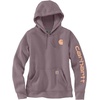 image:imageCarhartt Womens Iconic Clarksburg Logo SweatshirtAsh Berry Heather