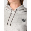 image:imageCarhartt Womens Iconic Clarksburg Logo SweatshirtAsphalt Heather Nep