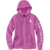 image:imageCarhartt Womens Iconic Clarksburg Logo SweatshirtCherry Bloom