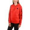 image:imageCarhartt Womens Iconic Clarksburg Logo SweatshirtCurrant Heather