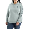 image:imageCarhartt Womens Iconic Clarksburg Logo SweatshirtDew Drop
