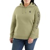 image:imageCarhartt Womens Iconic Clarksburg Logo SweatshirtDried Clay