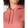 image:imageCarhartt Womens Iconic Clarksburg Logo SweatshirtDusty Cedar Heather