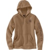 image:imageCarhartt Womens Iconic Clarksburg Logo SweatshirtFlaxseed