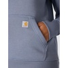 image:imageCarhartt Womens Iconic Clarksburg Logo SweatshirtLight Faded Navy HeatherLight Taupe Hea