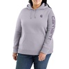 image:imageCarhartt Womens Iconic Clarksburg Logo SweatshirtLilac Haze