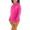 image:imageCarhartt Womens Iconic Clarksburg Logo SweatshirtPink Glow