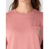 image:imageCarhartt Womens Iconic WK87 Pocket TShirtRose Tint Heather