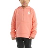 image:imageCarhartt girls Longsleeve Halfzip Hooded SweatshirtShell Pink Heather
