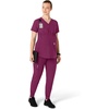 image:imageForce Essentials Womens Maternity Jogger Scrub PantWine