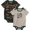 image:imageCarhartt Baby Boys ShortSleeve Pocket BodysuitGreen and Beige Camo Construction