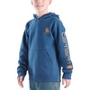 image:imageCarhartt Boys Long Sleeve Hooded SweatshirtDark Denim