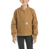image:imageCarhartt Kids CP9579 Rugged Flex Canvas Jacket  GirlsCarhartt Brown