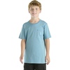 image:imageCarhartt Kids Short Sleeve Pocket TShirt Tee Shirt  100 Cotton  A Classic Pocket Tee Built Tough For Kids  Everyday WearAdriatic Blue Tonal