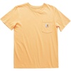 image:imageCarhartt Kids Short Sleeve Pocket TShirt Tee Shirt  100 Cotton  A Classic Pocket Tee Built Tough For Kids  Everyday WearTangerine Orange