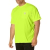 image:imageCarhartt Mens Force Relaxed Color Enhanced TShirtBrite Lime