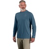 image:imageCarhartt Mens Force Sun Defender Lightweight LongSleeve Hooded Logo Graphic TShirtStorm Blue Heather