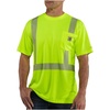 image:imageCarhartt Mens HV Force Relaxed Class 2 TShirtBrite Lime