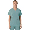 image:imageCarhartt Scrubs C13110 Womens Force CrossFlex Modern Fit Oversized VSummer Blue