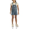 image:imageCarhartt Unisex Baby Canvas Shortall  Soft Cotton  Built To Move With Rugged Flex Stretch Technology  Playtime ReadyMedium Wash Denim