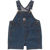 image:imageCarhartt Unisex Baby Canvas Shortall  Soft Cotton  Built To Move With Rugged Flex Stretch Technology  Playtime ReadyMedium Wash Denim Loose Fit