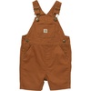 image:imageCarhartt Unisex Baby Loose Fit Overall Shorts Canvas ShortallsCarhartt Brown