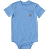 image:imageCarhartt Unisex Baby Shortsleeve Bodysuit Pocket Tshirt  Cotton Jersey  RibKnit Crewneck Holds Its Shape Throughout  AllDay ComfortBaltic Sea