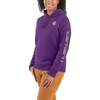 image:imageCarhartt Womens Iconic Clarksburg Logo SweatshirtTrue Purple