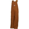 image:imageCarhartt boys Bib Overalls Lined and UnlinedCarhartt Brown Duck  Lined