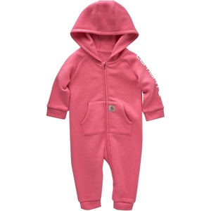 image:imageCarhartt Baby Girls Coverall  Polyester Fleece  75Ounce 58 Cotton42 Polyester Fleece  Playtime ReadyPink Lemonade