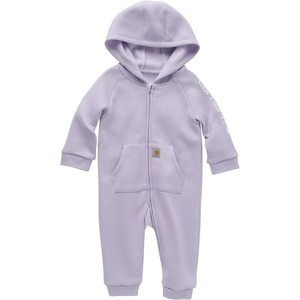 image:imageCarhartt Baby Girls Coverall  Polyester Fleece  75Ounce 58 Cotton42 Polyester Fleece  Playtime ReadyTropical Peach