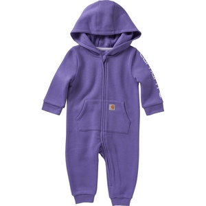image:imageCarhartt Baby Girls Coverall  Polyester Fleece  75Ounce 58 Cotton42 Polyester Fleece  Playtime ReadyUltra Violet
