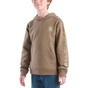 image:imageCarhartt Boys Long Sleeve Hooded SweatshirtCanyon Brown