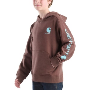 image:imageCarhartt Boys Long Sleeve Hooded SweatshirtChestnut